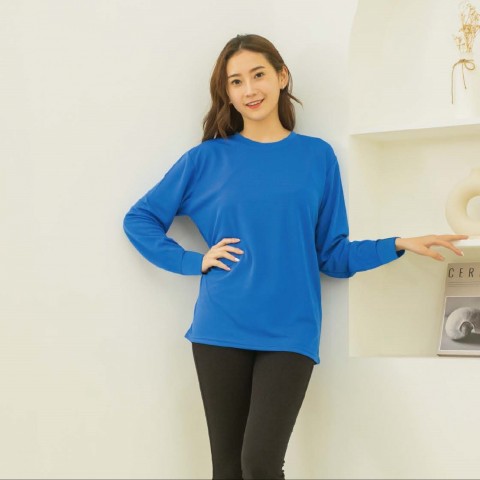排汗圓領長袖