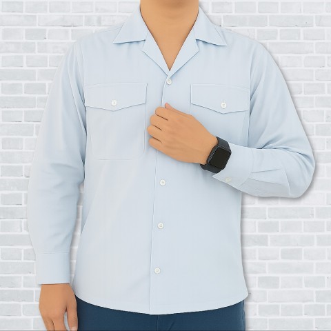 國民領工作服-長袖