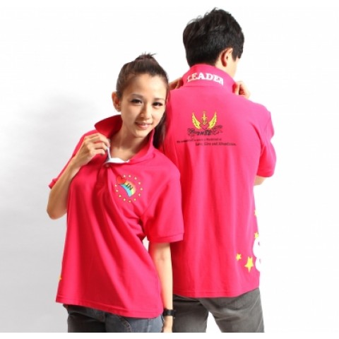 跨片立領帥氣POLO