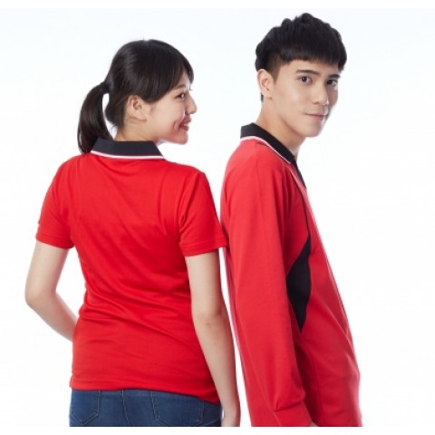 V領側身斜線配條