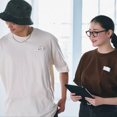 5.6oz全棉圓領落肩T